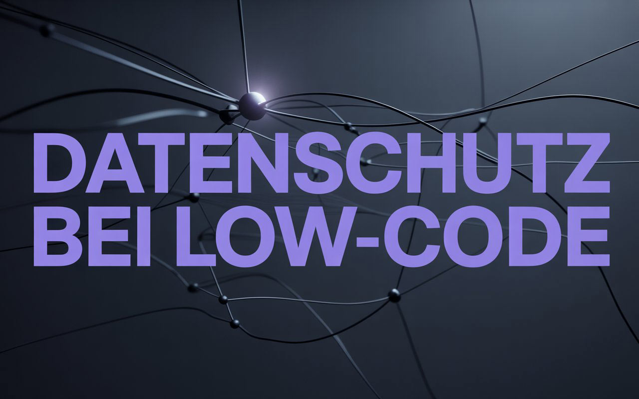 Datenschutz bei Low-Code Tools